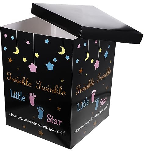 TOYANDONA Caja De Revelación De Género Para Globos Caja De Diseño Elegante y Divertido Para Celebraciones