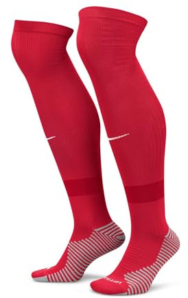 Nike U NK Strike Kh-Wc22 Team Chaussettes, Rouge/Bordeaux/Blanc, L Mixte