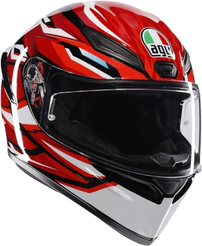 AGV K1 S E2206 LION BLACK/RED/WHITE L