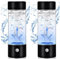 Wasserstoff-Infused Water Bottle - Tragbare Elektrolyse-Wasserflasche, explosionsgeschütztes Borosilikatglas, definiert Hydratation mit reichhaltigem Wasserstoffwasser für Gesundheitsbegeisterte