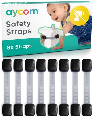 AYCORN Cerraduras de armario magnéticas a prueba de seguridad para niños y bebés, 20 cerraduras y 2 llaves, instalación fácil en segundos, video de instrucciones extra, sin tornillos ni taladros
