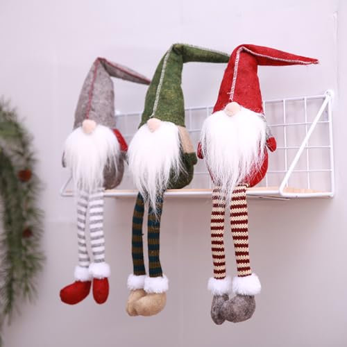 Cytecedx Weihnachtsdeko Innen 3 Stück Weihnachten Deko Wichtel Figuren Klein, Weihnachtswichtel Plüsch Weihnachtsdeko Amerikanisch Weihnachtsfiguren Klein Weihnachtszwerg für Weihnachtsdekoration