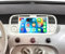 SIXWIN Autoradio Android 13 pour Fiat 500 2007-2015, 9 Pouces 1080P HD Écran Tactile de Navigation avec Bluetooth Mirror Link WiFi FM RDS USB(Blanc)