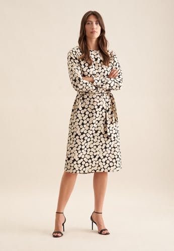 Seidensticker Damen Kleid - Regular Fit - Unifarben - Langarm - 100 Prozent Viskose