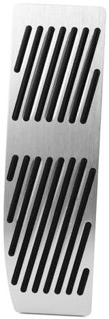 pédale d'accélérateur pour BMW Série 1,3 pour X1 E39 E46 E87 E90 E91 E92 Pédale De Repose-Pieds De Voiture(Footrest 1pc Silver)