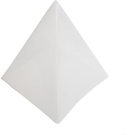 Fai da te 15 cm piramide resina silicone per la decorazione domestica, creare portacandele unici, vasi per piante e oggetti decorativi (1 pezzo)