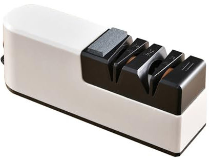 Zanthicia Affûteur De couteaux électrique, double meules, Interface USB, ABS Afilador De Cuchillos, affûteur couteaux électrique