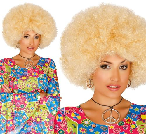 Guirca Fiestas GUI4007 - Extra Blonde Afro-Perücke