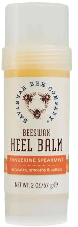 Savannah Bee Company Beeswax Heel Balm - Foot Balm for Cracked Heels with Tangerine Fragrance