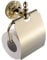 Weare Home Moderner Goldener Toilettenpapierhalter zur Wandmontage aus Messing mit Ablage