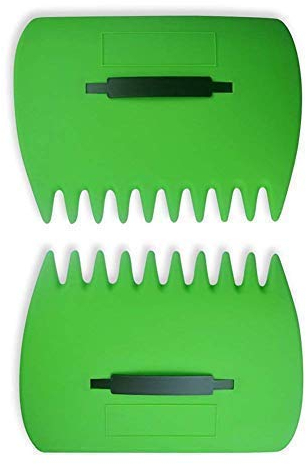 schome groß Garten und Hof Leaf Schaufeln, Kunststoff Scoop Gras, Hand Blatt Rechen und Leaf Collector für Garten Müll Tolles Werkzeug (Set von 2)