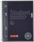 BRUNNEN Collegeblock Premium Student | A5, Lineatur 5, 80 Blatt, anthrazit