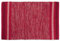 DII Gewebte Flickenteppich-Kollektion Farbenfrohes recyceltes Garn, Moderne Randstreifen, Material, Rot/Ausflug, einfarbig (Getaway Solids), 3' x 2' (Rectangular), 6