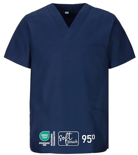 EXNER Unisex Schlupf-Kasack, OP-Kasack, Hosen-Kasack, in 16 Farben lieferbar