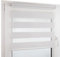 Deco4Me Doppelrollo Klemmfix ohne Bohren (105 x 160 cm, Weiß) - Duo Rollo lichtdurchlässig - blickdichte Rollos für Fenster ohne Bohren - Klemmrollo, Fensterrollo, Innenrollo (Stoffbreite 101 cm)