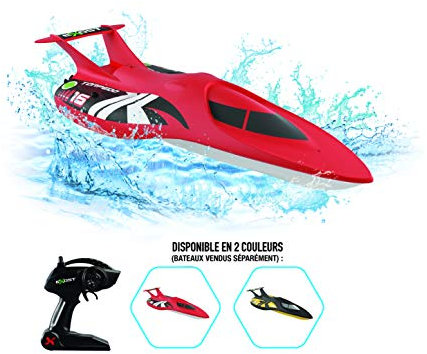 Exost - Voiture Télécommandée - Torpedo - Bateau Télécommandé - Rouge - Jouet Echelle 1:18 Multicolore 20222