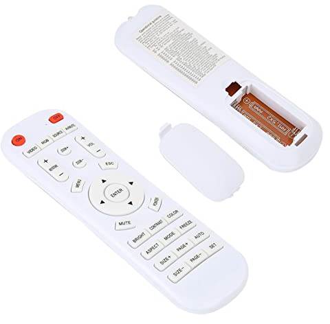 Universal Fernbedienung, Universal porjector Remote Control Universal Fernbedienung Kontroller für Projektor,Präsentationssystem,ABS-Material, tragbar, langlebig,Weiß
