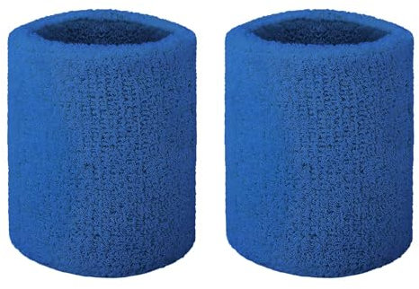 GOGO Lot de 2 Bracelets en Tissu éponge Poignet athlétique pour Sports de Gym, Bandeau Poignet Sport