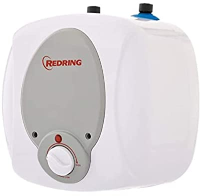 Redring 47789701 MS6 Water Heater Compact 1.5kW Heating Element and Thermostatic Control up to 65?C, 270 mm x 270 mm x 255 mm | Capacity: 6 Lt (White)