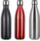 flintronic Stainless Steel Water Bottle, 350ml Double Walled Vacuum Flask with Cleaning Brush, BPA Free 12 Hours Hot&Cold Sport Drink Bottle for Gym, Home, Office, Outdoor, Work