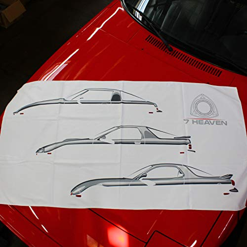 7Heaven RX-7 FB FC FD Strandtuch, Weiß