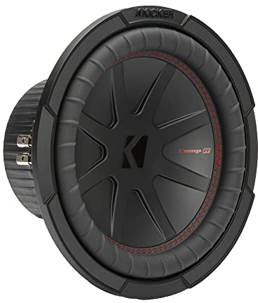 Kicker 48CWR102-RS 10-inch CompR 2 Ohm Dual Voice Coil Subwoofer - Refurbished