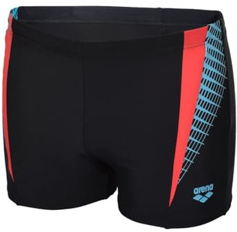 ARENA Threefold Herren Badehose für Meer und Schwimmbad, Chlor- und Salzbeständige Schwimmhose aus Maxfit Material mit UV-Schutz Faktor 50+