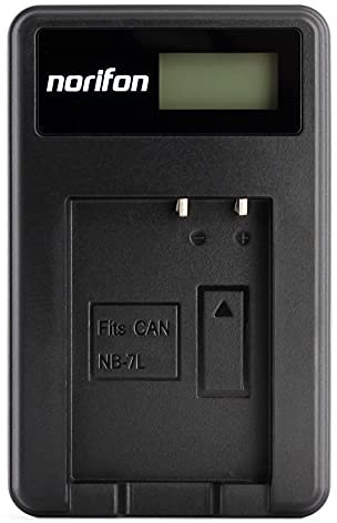 NB-7L LCD USB Chargeur pour Canon PowerShot G10, PowerShot G11, G12, SX30 is Caméra et Plus