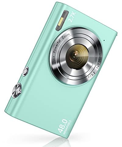Canon 2.7K 48MP Compact Digital Camera with 3 Large Screen, 16X Zoom, Image Stabilization