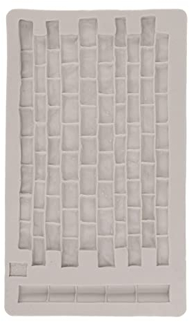 molde de silicona Molde de pared de ladrillo 3D Molde de chocolate,Molde de pastel de fondant, Molde de jabón DIY Vela Molde de arcilla Utensilios de cocina Utensilios para hornear para el hogar