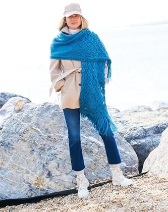 Stylecraft 9931 Adult Aran Shawls Knitting Pattern