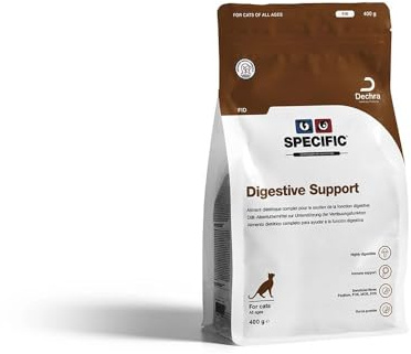 SPECIFIC® Digestive Support (FID) 400 g - Trockenfutter für Katzen - Unterstützt die Darmgesundheit - Reich an Vitaminen & Mineralien - Mit Postbiotika - DECHRA Veterinary Products