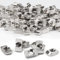 SWTYExt 60 Piezas Tuercas en T M8 Cabeza Martillo, Ranura de 10 mm, Rosca M8, Series 4040, Tuercas en T para Ranuras en T Cabeza de Martillo Acero al Carbono para Perfiles Aluminio(EU40 M8 × 19 × 10)