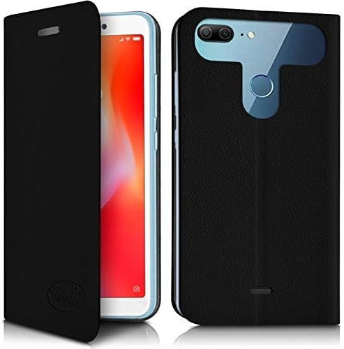 KARYLAX - Etui de Protection à Rabat (Noir 2-C) pour Smartphone Logicom Link