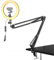 Webcam Selfie Light with Clamp Mount Stand,26cm Ring Light with Boom Arm Holder Compatible with Logitech C920 StreamCam C922 C930e C925e C615 Brio 500 300 100 4K webcams