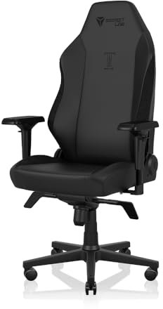 Secretlab Titan Evo Lite - Silla para videojuegos Prime 2.0 de piel sintética, reclinable, ergonómica y resistente, con reposabrazos 4D y soporte lumbar, color negro