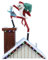 Enesco Disney Showcase - Figura iluminada de Papá Noel de Pesadilla Antes de Navidad, 10.24 Pulgadas, Multicolor