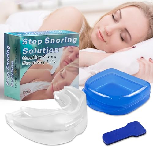 Anti-Schnarchschiene,Mundschutz zum Schleifen von Zähnen,Mundschutz zum Zähneknirschen, Aufbissschiene für Anti Schnarch,Zahnärztlicher Nachtschutz,Verbessert Schlafqualität