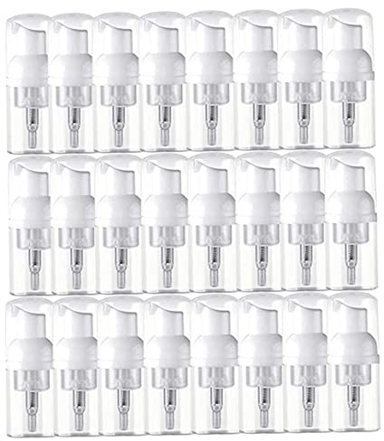Yeory Bouteille Vide de 30 ML pour Le 24pcs en Plastique Bouteille de Bouteille de Bouteille en Mousse Bottle Mini Distributeur de, Bouteille en Mousse