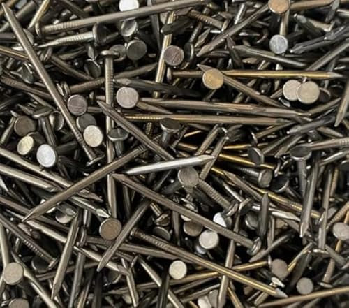 Round Wire Nails 125 x 5.6mm Bright Round Nail Use for Soft and Hard Timber Material Wood Joinery Furniture Craft Construction Applications and General Purpose Use - 20 Quantity