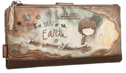 Anekke Geldbörse RFID Grande Core - Funktionales Design - Maße: 21/10/2 cm - Damen Accessoires und Accessoires, versch, verschieden