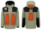 Herren Damen Beheizbare Jacke USB Elektrische Beheizte Jacke mit 4 Heizzonen Warme Jacke Heizjacke mit Kapuze Unisex Funktionsjacke Winddicht Outdoorjacke für Motorrad Wandern Skifahren Jagd Camping