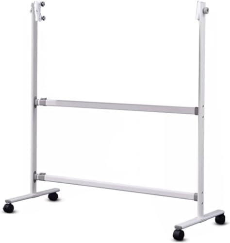 IUBGFTO Grand Support de Tableau Blanc Roulant, réglable en Hauteur, chevalet métallique Portable Blanc sur roulettes pour Tableau effaçable à Sec, Tableau Noir