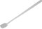 Stainless Steel Mixing Spoon, Extra Long Bar Spoon Cocktail Mixing Spoon Drink Stirrers Multifunction Stirring Spoon for Coffee Tea Wax Candle (Square Head 17CM Spoon)
