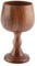 Hominas Copa De Madera Vino Cáliz, Taza De Madera Maciza De 150 Ml De Vino Cálices Multifuncional para Café Té Leche, 7,5 x 12 Cm