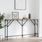 Makastle Console Meuble Entrée, Table d'Entrée en Bois d'ingénierie, Table d’appoint, Bout de Canapé, Table Console pour Couloir, Chambre, Salon, chêne Sonoma 140x23x75 cm