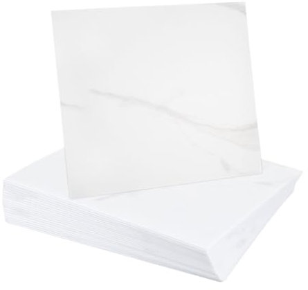 QUARKZMAN 20pz Piastrelle in Marmo Adesive, Pannelli per Rivestimento Murale Impermeabile, 12x12 Piastrelle Adesive in PVC per Doccia per Bagno, Cucina, Soggiorno, Design Bianco Classico