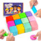 12 Stück Cubes Sensory Stress Bälle für Kinder, Farbwechsel Squishy Spielzeug, Fidget Toys Squeeze Balls für Erwachsene, weiche Anti Stress