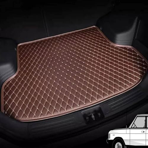 CHENLILI Coche Cuero Alfombrillas Maletero para BMW 1 Series (4door) F20 2012-2023, Tronco Bandeja Protectora A Medida Forro Alfombra Impermeable Accesorios,A/Coffee