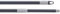 Maya Palo ATOMIC EXTENSIBLE 85-150 cm. Ligero, Ajustable y con Rosca Doble Universal. Se Alarga y Se Acorta. (Gris)